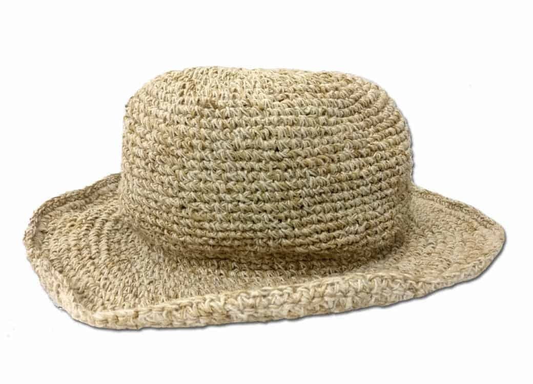 Crochet Hemp Sun Hat 1 Crochet Hemp Sun Hat