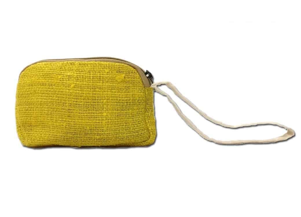 Yellow Hemp Purse 1 Yellow Hemp Purse