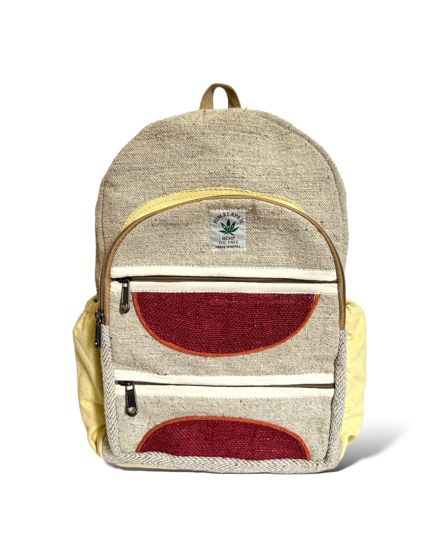 Half Moon Himalayan Hemp Backpack 1 Half Moon Himalayan Mini Hemp Backpack