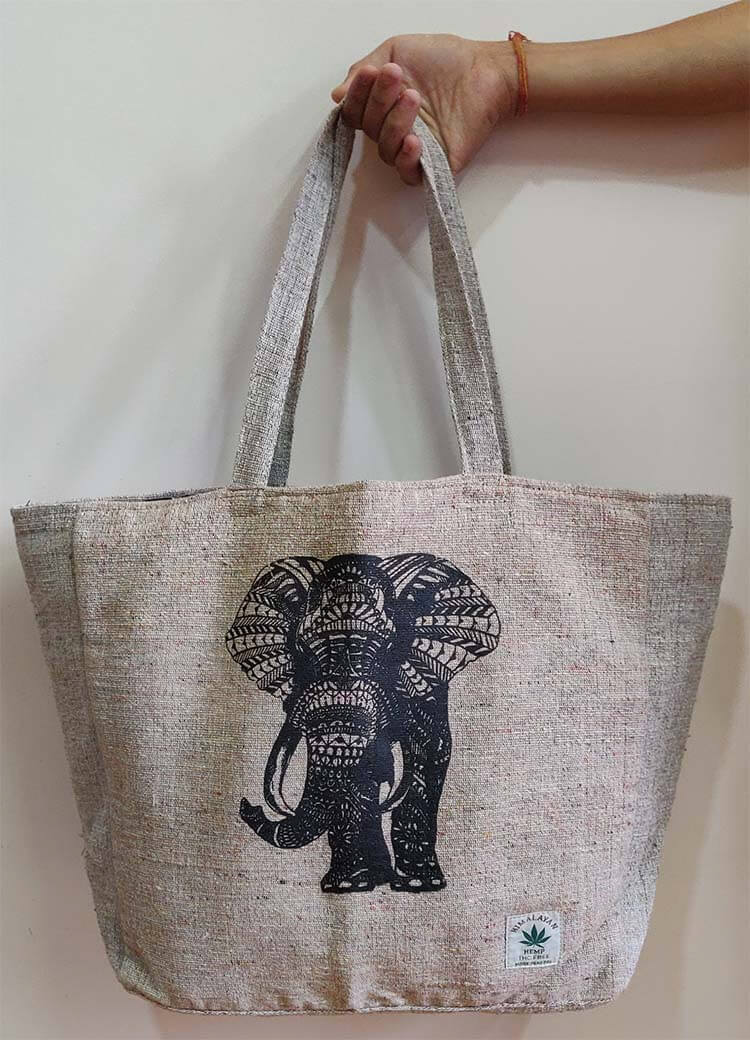 Hemp Tote Bag 1 hemp tote bag nepal