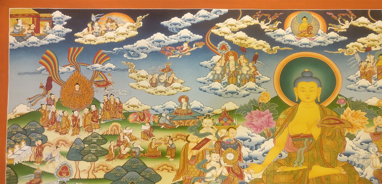 Life of Buddha Master Thangka 3 Life of Buddha Master Thangka - Image 3