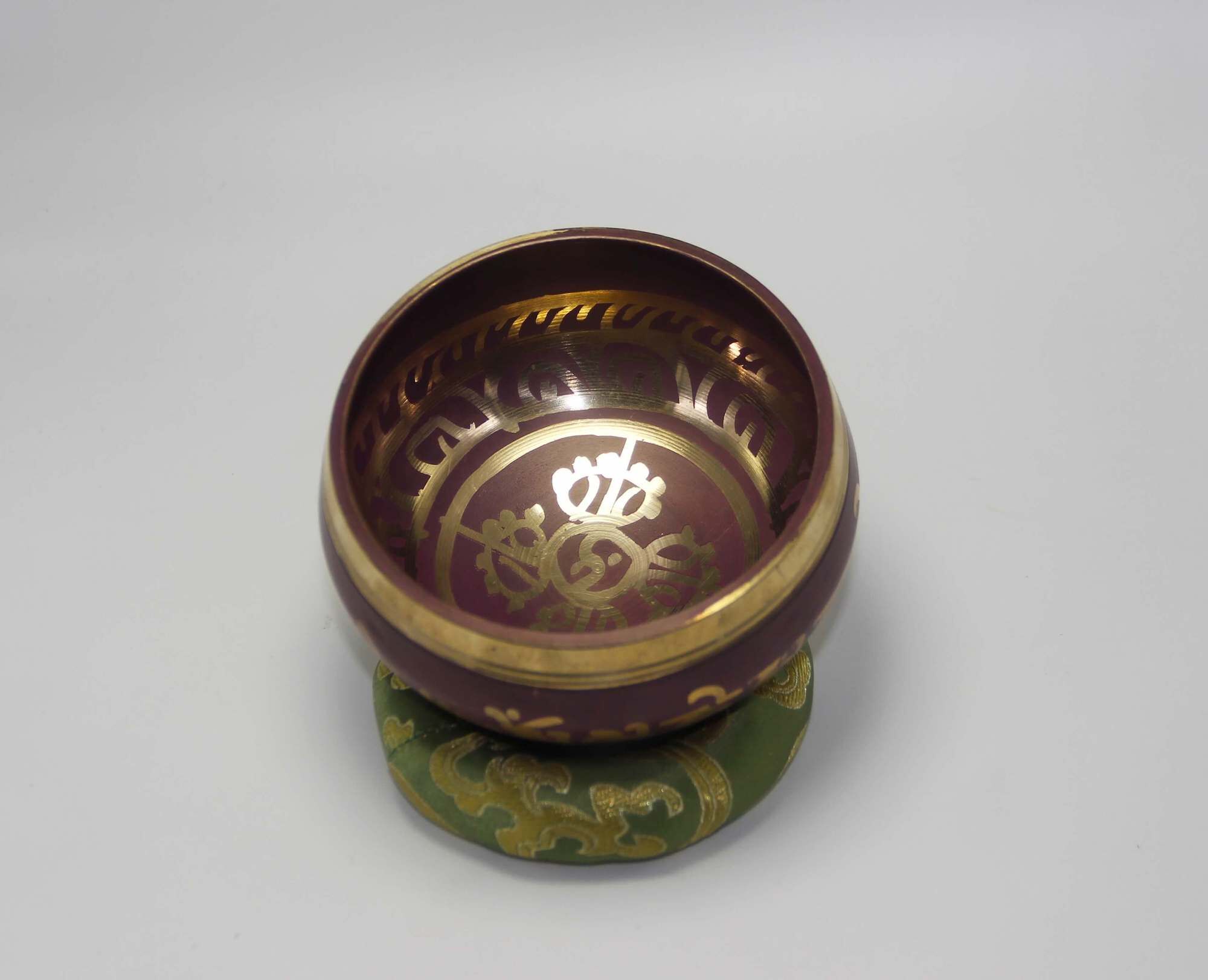 Tibetan Double Dorje Singing Bowl 2 Tibetan Double Dorje Singing Bowl