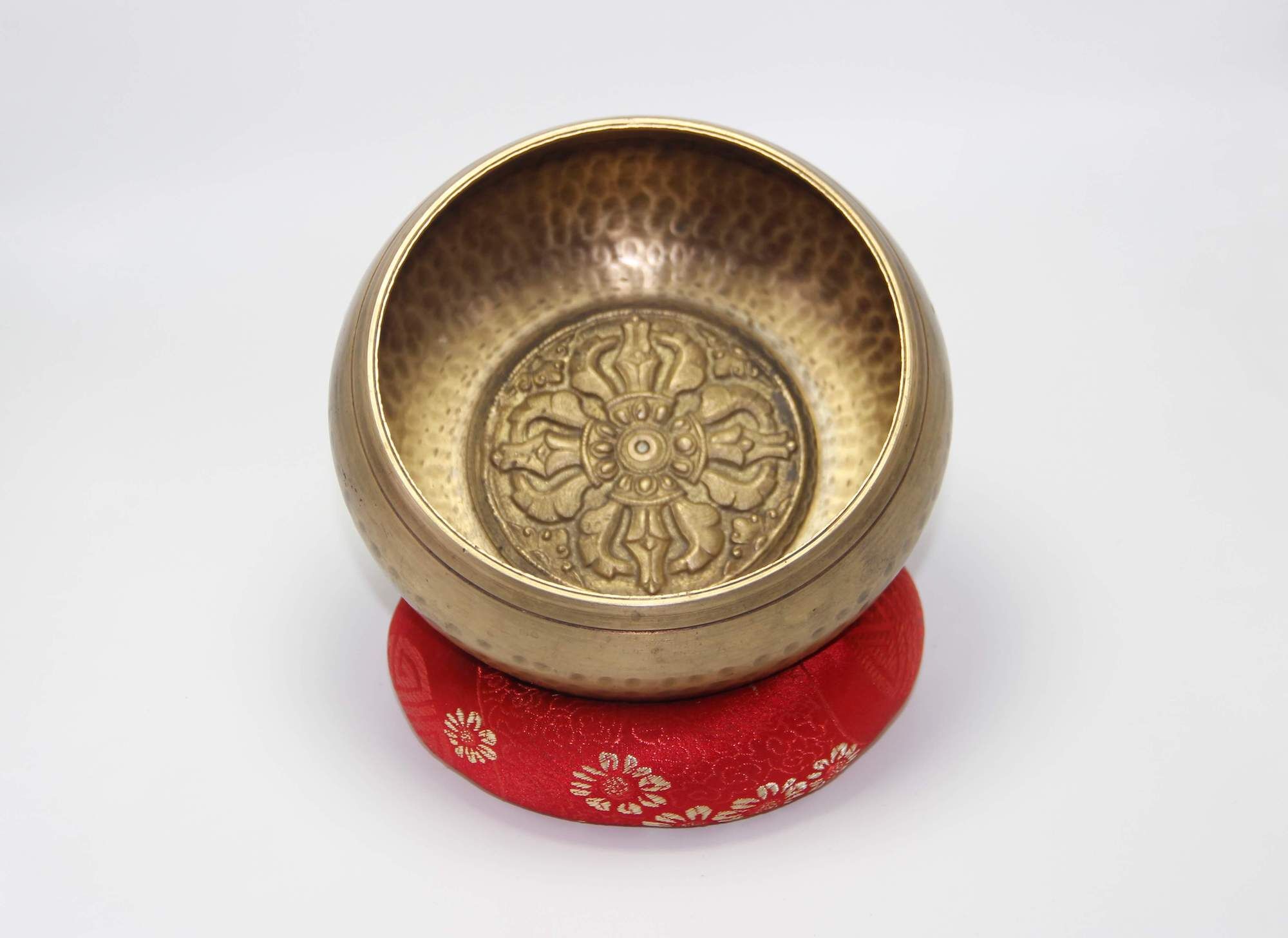 Hand Carved Dorje Singing Bowl 1 Hand Carved Dorje Singing Bowl