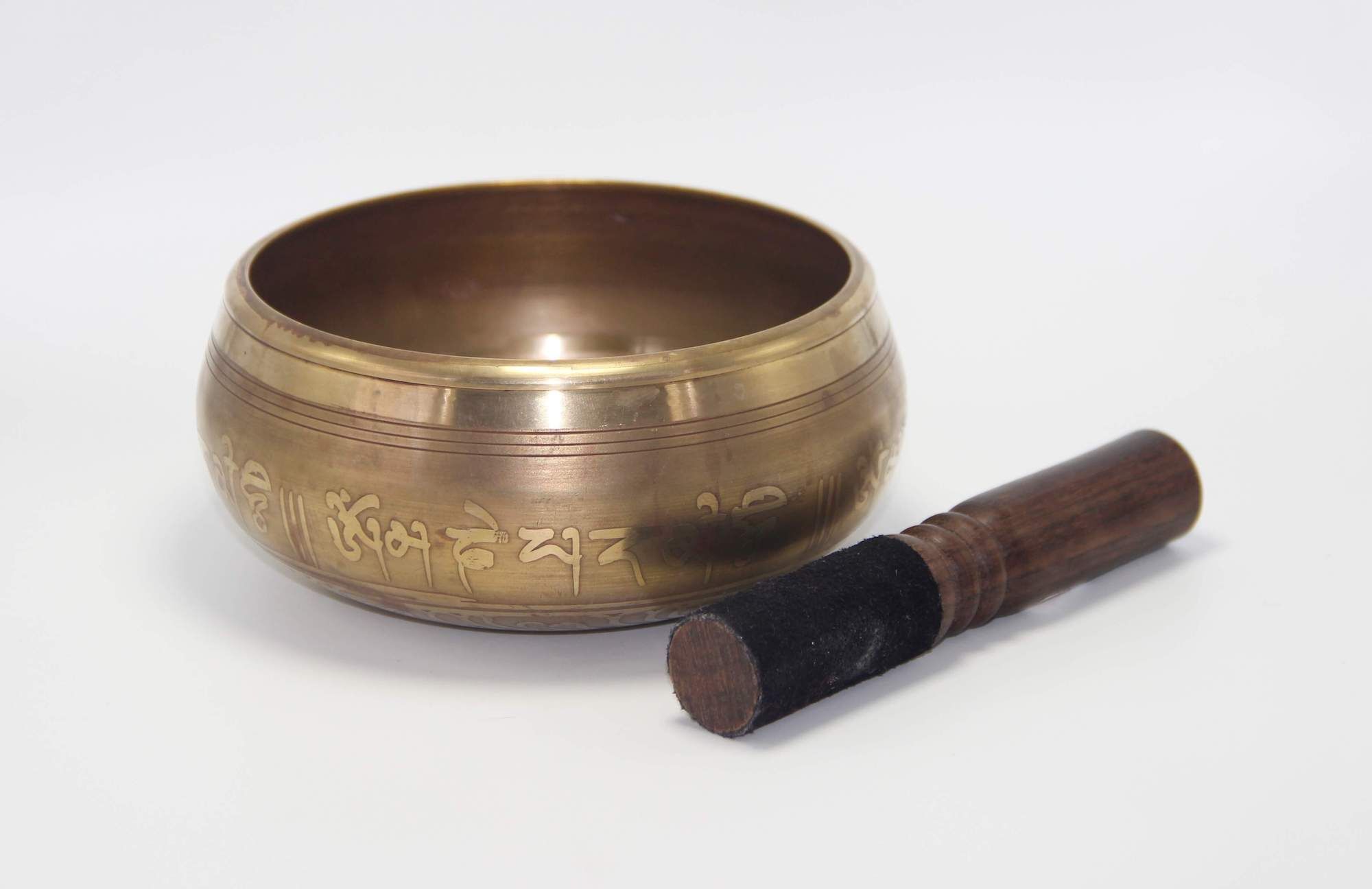 Hand Carved Ganesh Singing Bowl 3 Hand Carved Ganesh Singing Bowl