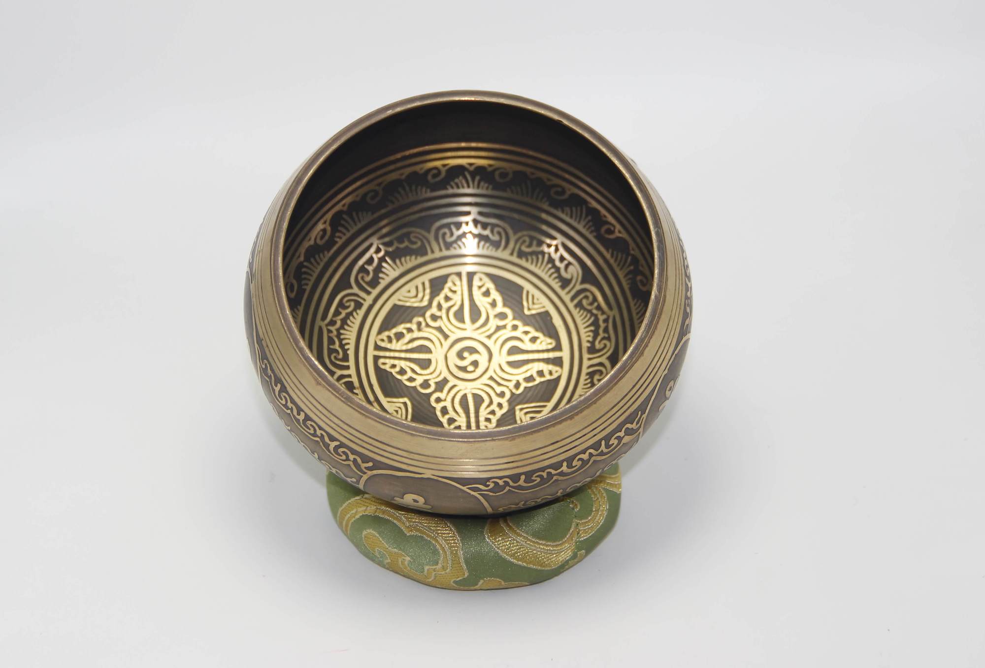 Hand Carved Mandala Singing Bowl 1 Hand Carved Mandala Singing Bowl
