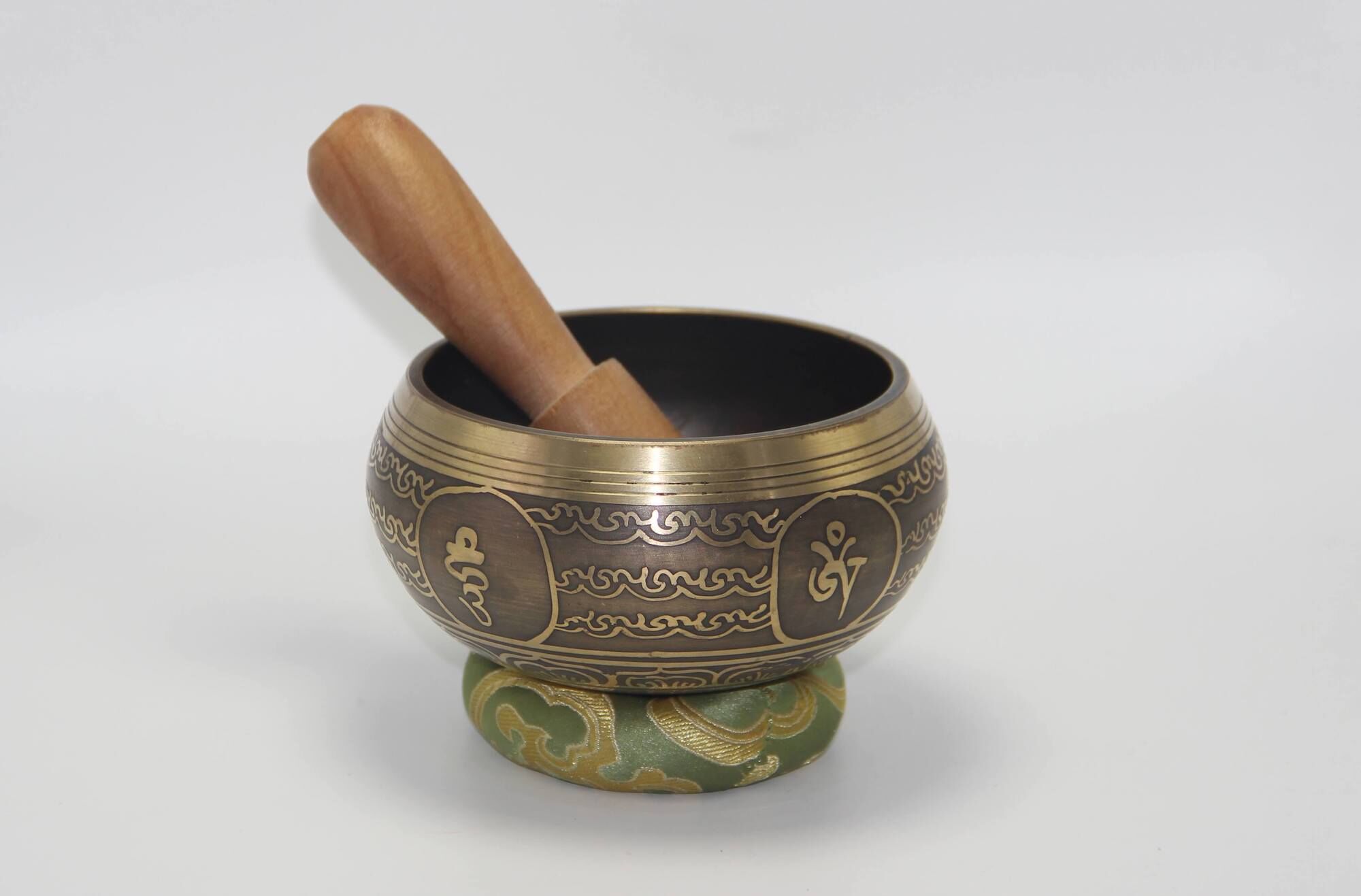 Hand Carved Mandala Singing Bowl 2 Hand Carved Mandala Singing Bowl
