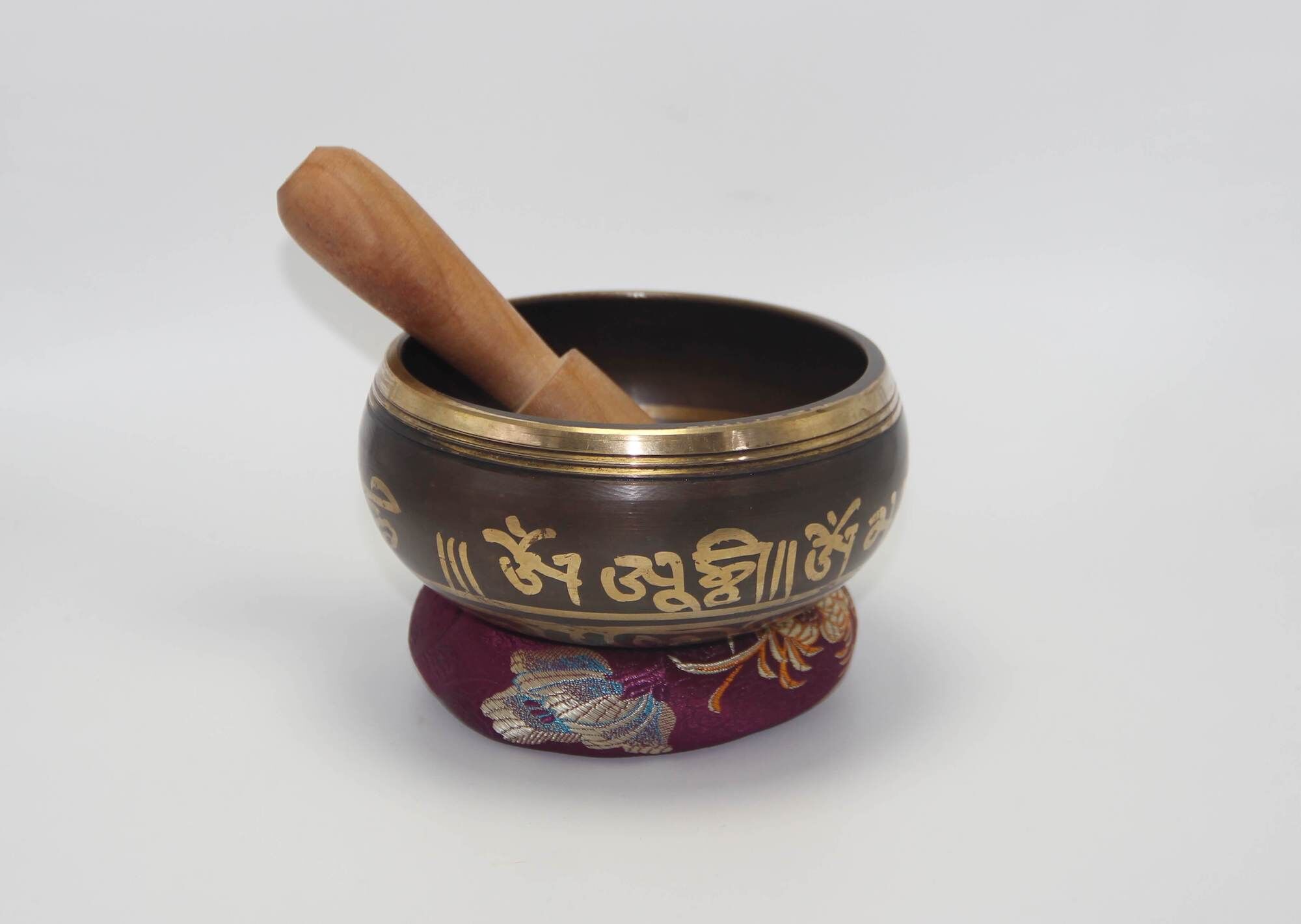 Tibetan Mantra Etched Singing Bowl 2 Tibetan Mantra Etched Singing Bowl