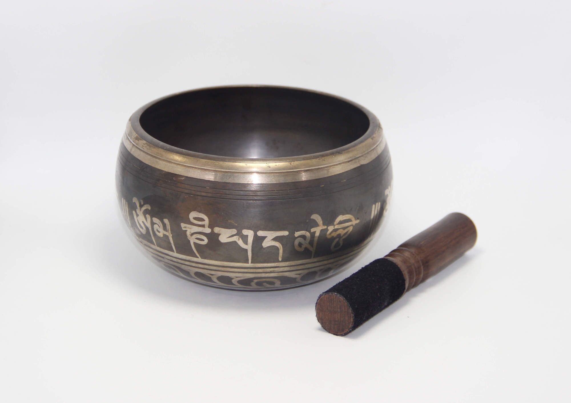 Hand Etched Dorje Singing Bowl 3 Hand Etched Dorje Singing Bowl