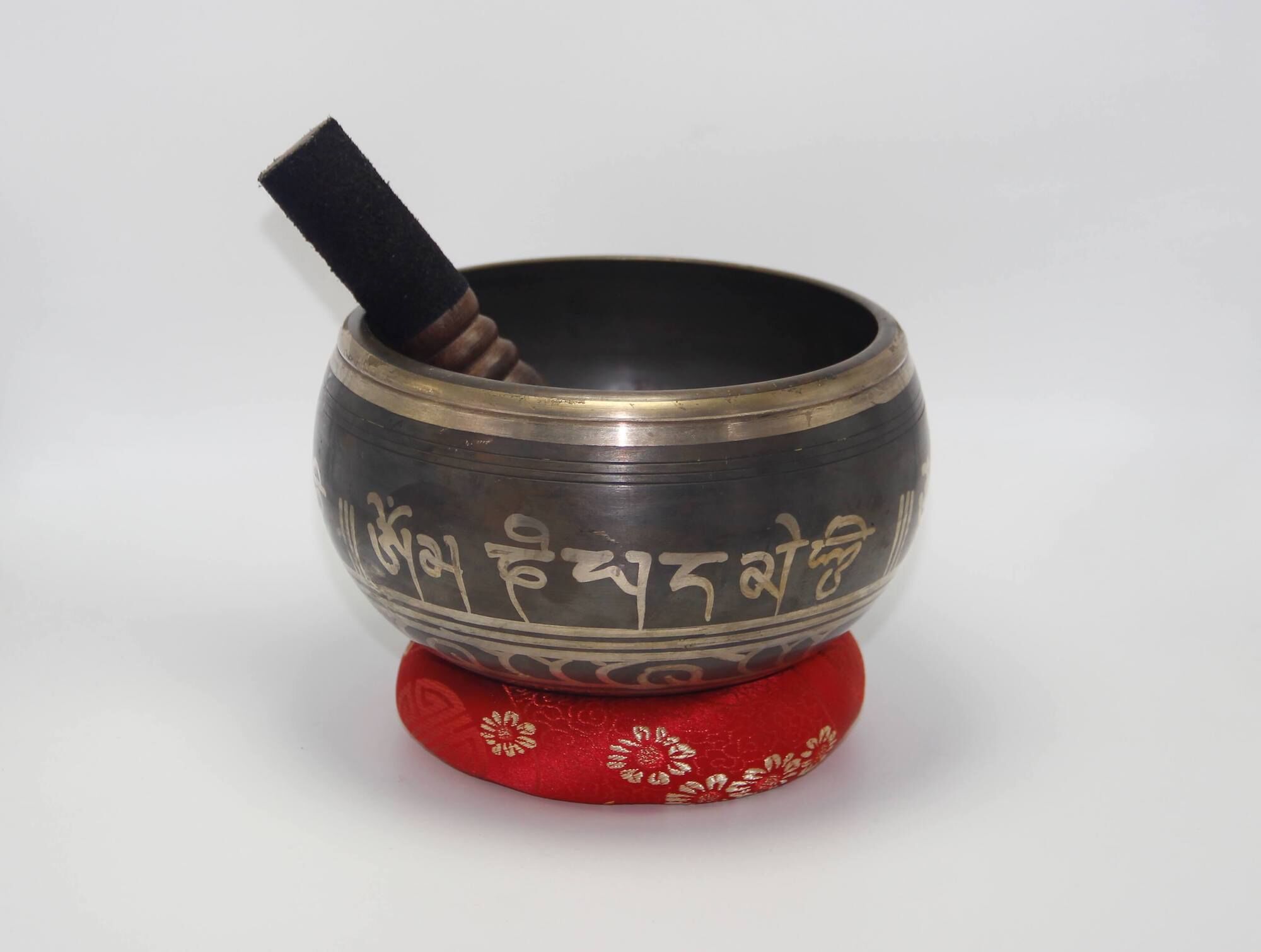 Hand Etched Dorje Singing Bowl 2 Hand Etched Dorje Singing Bowl
