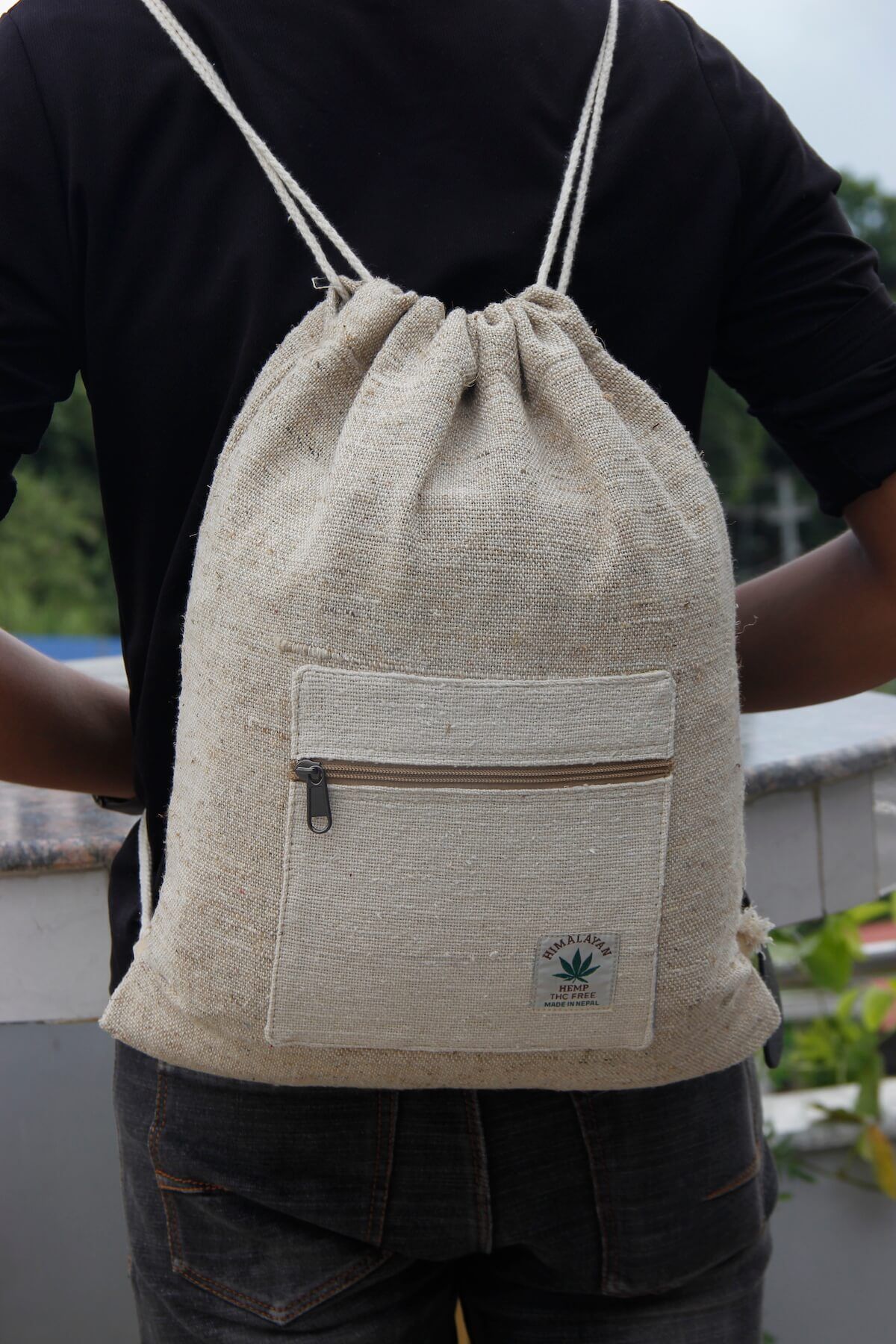 Hemp Drawstring Bag 1 Hemp Drawstring Bag