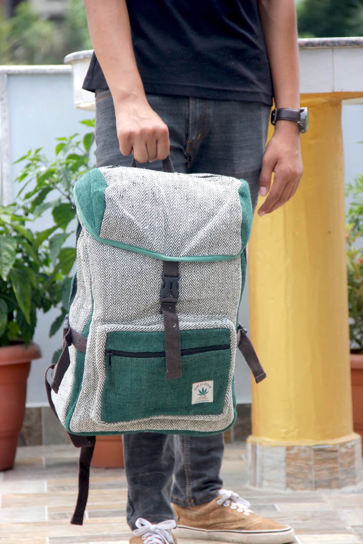 Safari Hemp Backpack 4 Safari Hemp Backpack