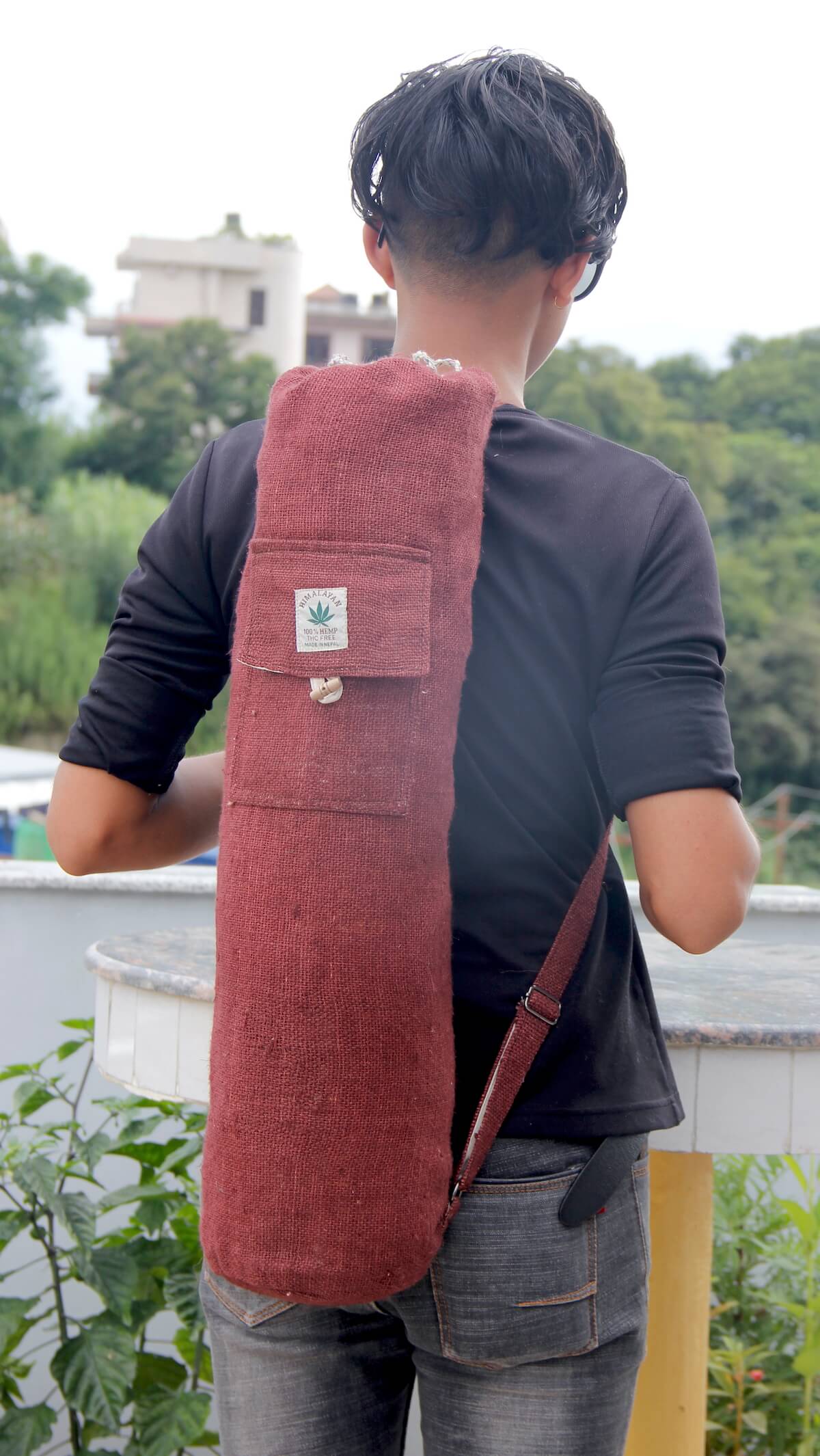 Hemp Yoga Mat & Case Bag 1 Hemp Yoga Mat Bag
