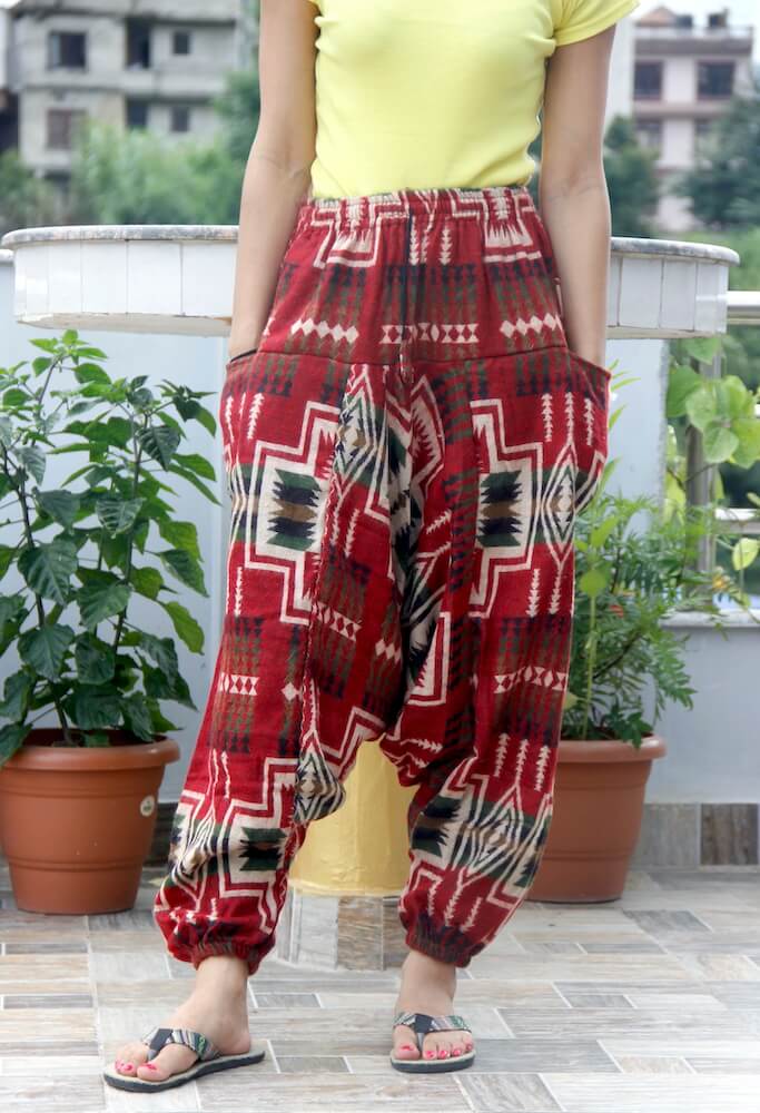 Aztec Woolen Yoga Trouser 1 Aztec Woolen Yoga Trouser