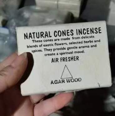 Natural Cones Incense 3 natural cones incense agarwood