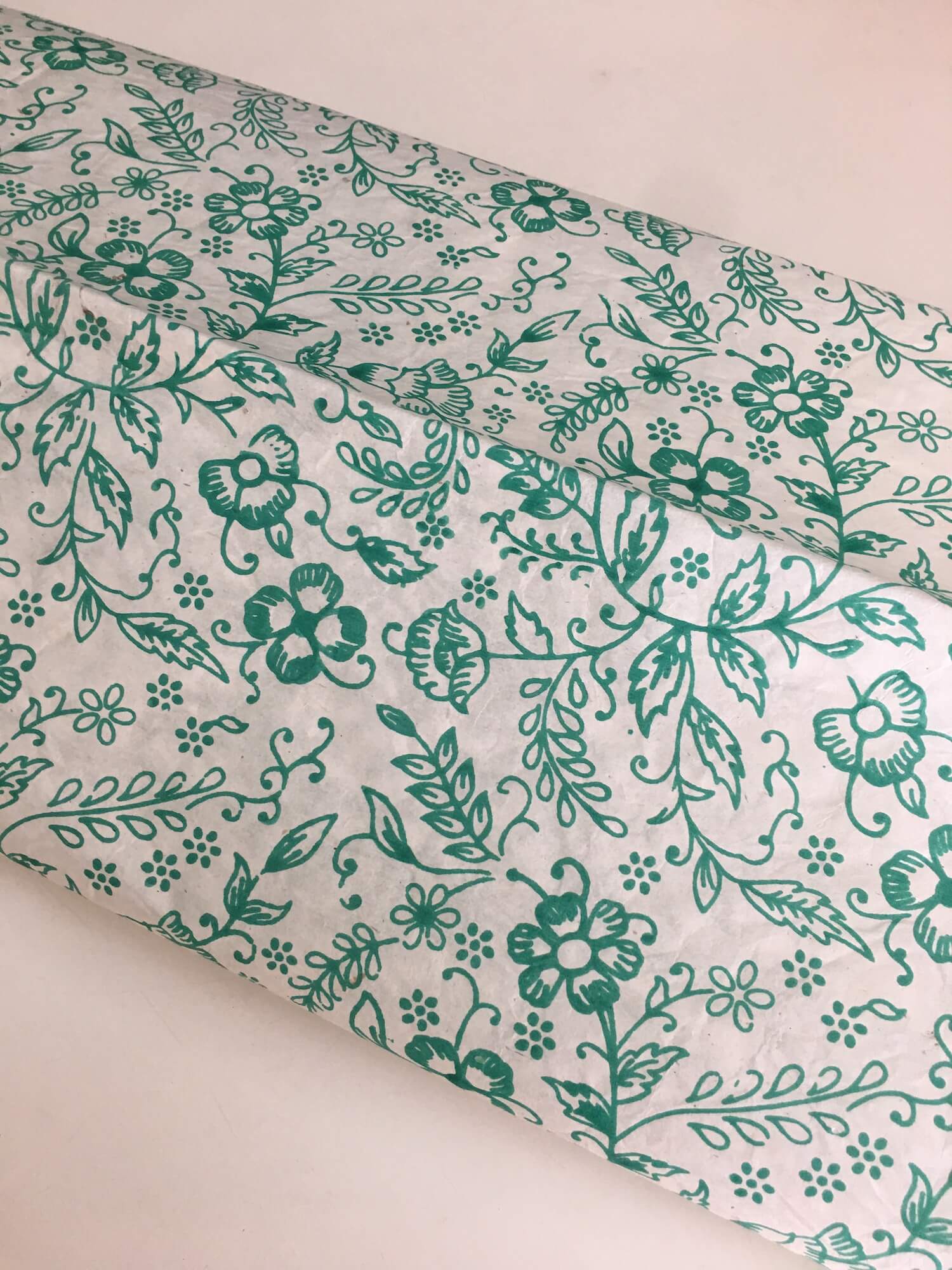 Fantastic Green Floral Wrapping Paper 1 Fantastic Green Floral Wrapping Paper
