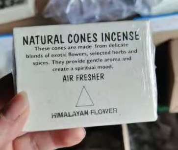 Natural Cones Incense 6 natural cones incense himalayan flower
