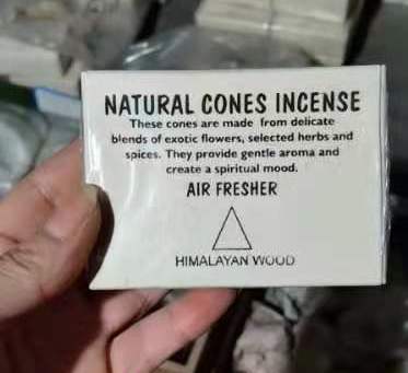 Natural Cones Incense 7 natural cones incense himalayan wood