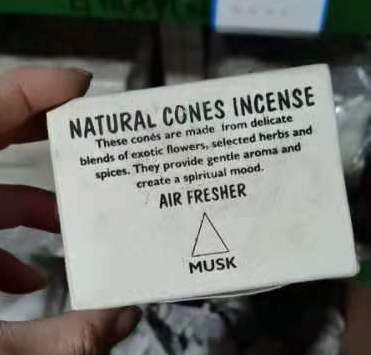 Natural Cones Incense 14 natural cones incense musk