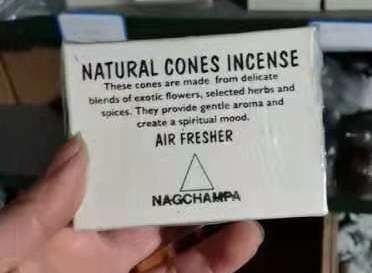 Natural Cones Incense 15 natural cones incense nagchampa