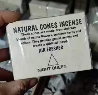 Natural Cones Incense 16 natural cones incense night queen