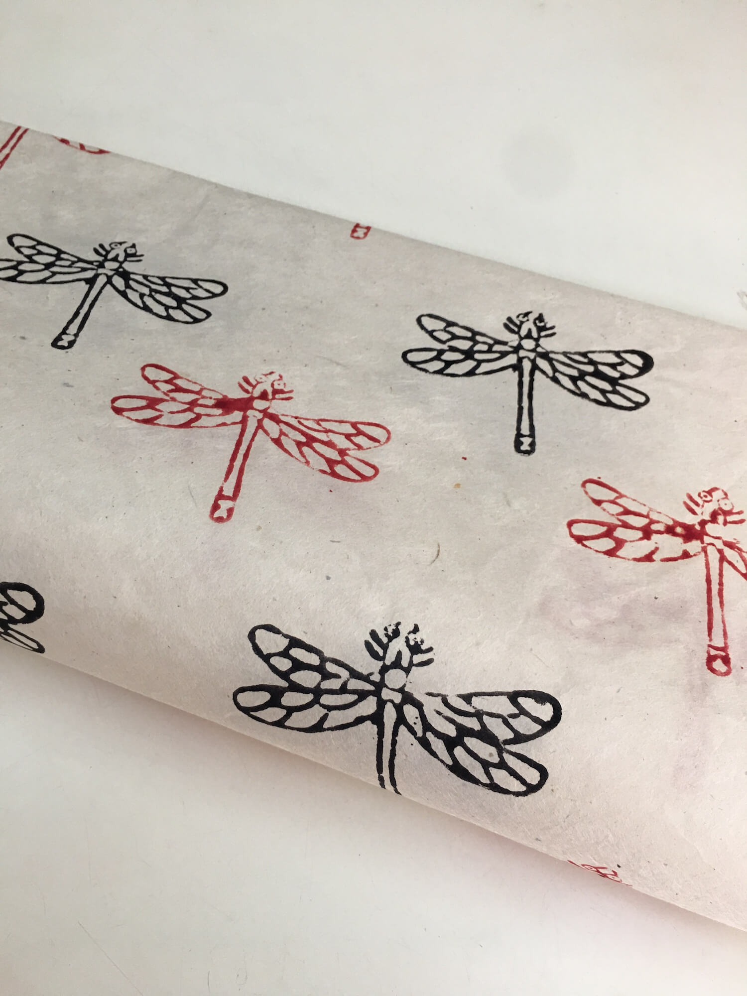 Off White Butterfly Lokta Paper Sheet 1 Off White Butterfly Lokta Paper Sheet