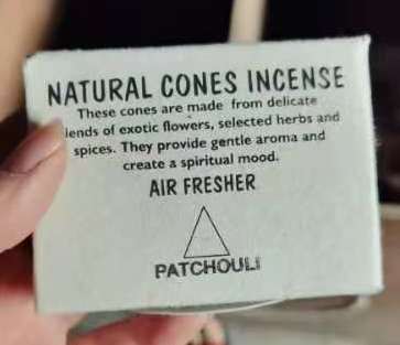 Natural Cones Incense 19 natural cones incense patchouli