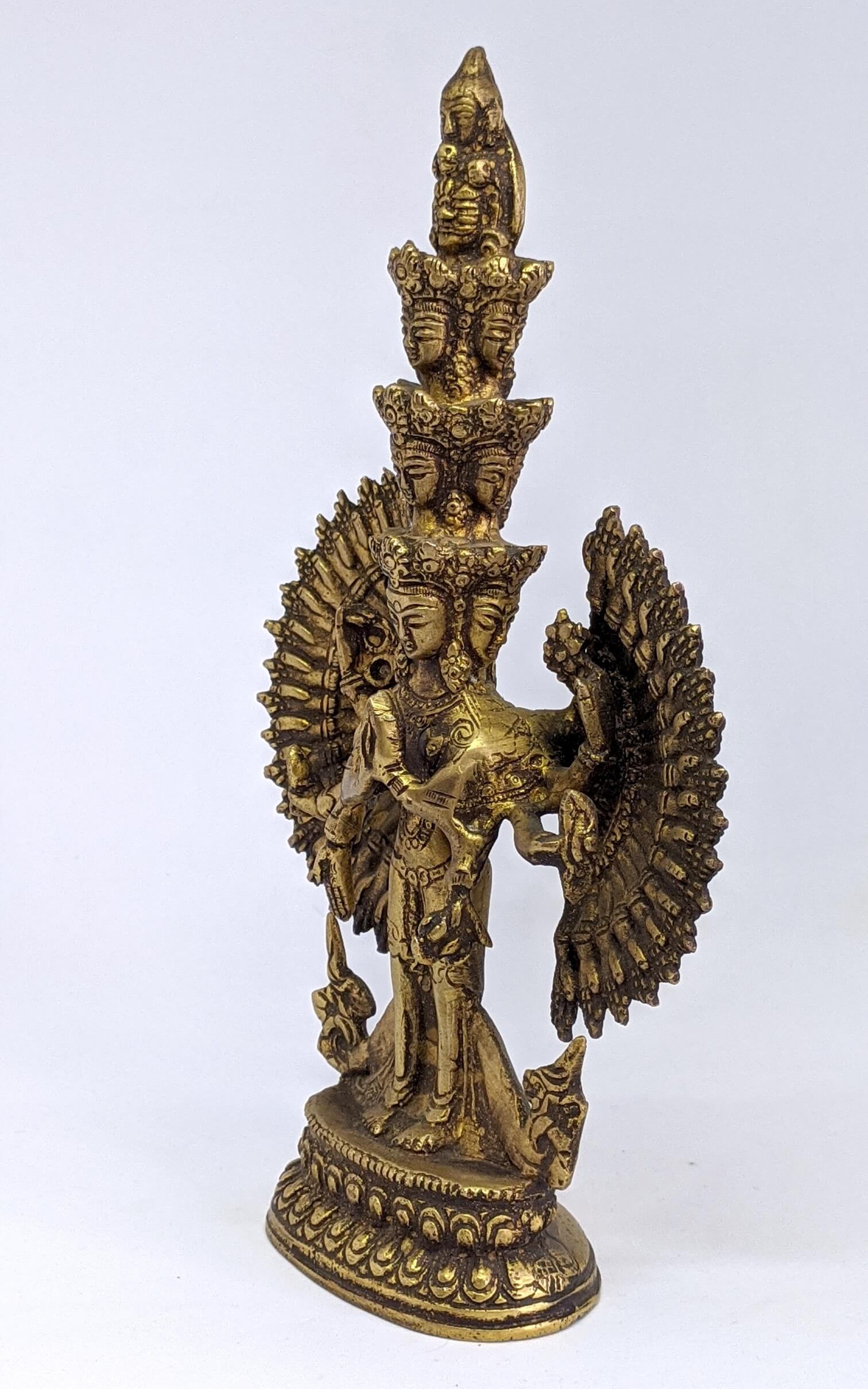 Tibetan Thousand Armed Avalokiteshvara Statue 2 Tibetan Thousand Armed Avalokiteshvara Statue