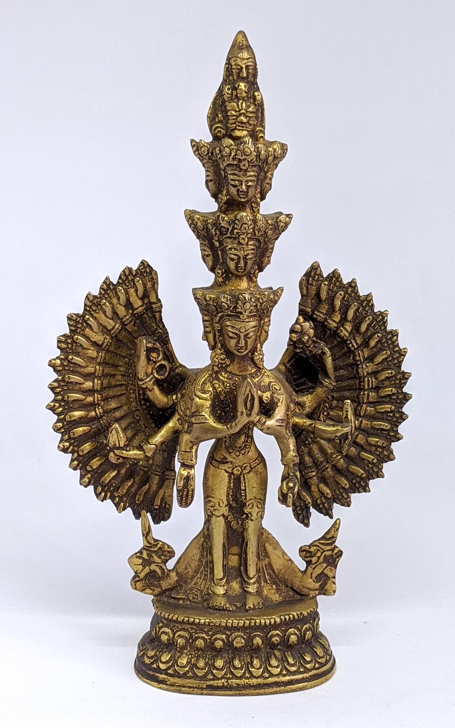Tibetan Thousand Armed Avalokiteshvara Statue 1 Tibetan Thousand Armed Avalokiteshvara Statue