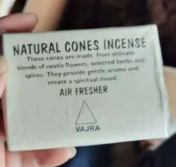 Natural Cones Incense 22 natural cones incense vajra
