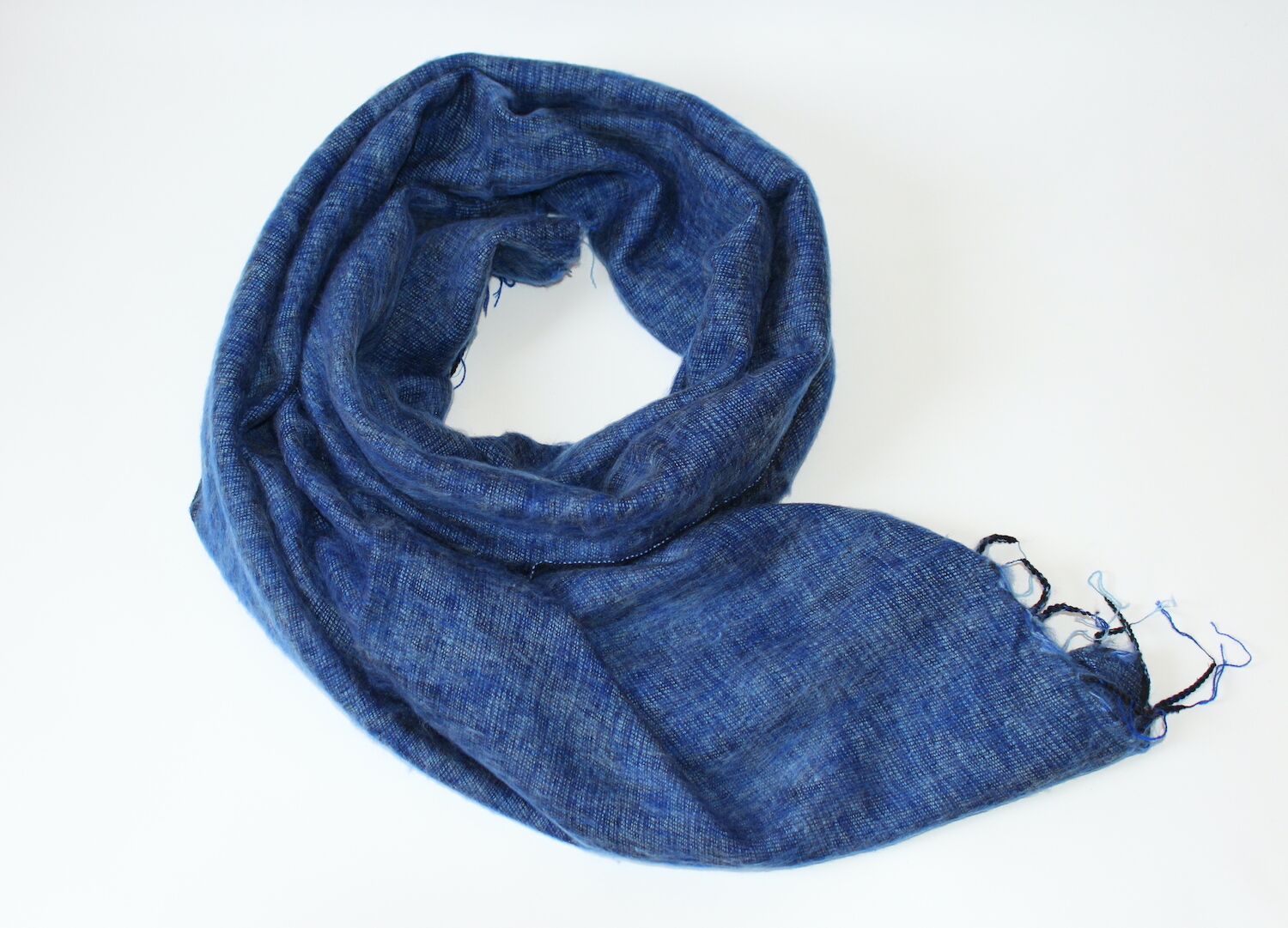 Yak Wool Shawl Blue Color 1 yak wool shawl blue color