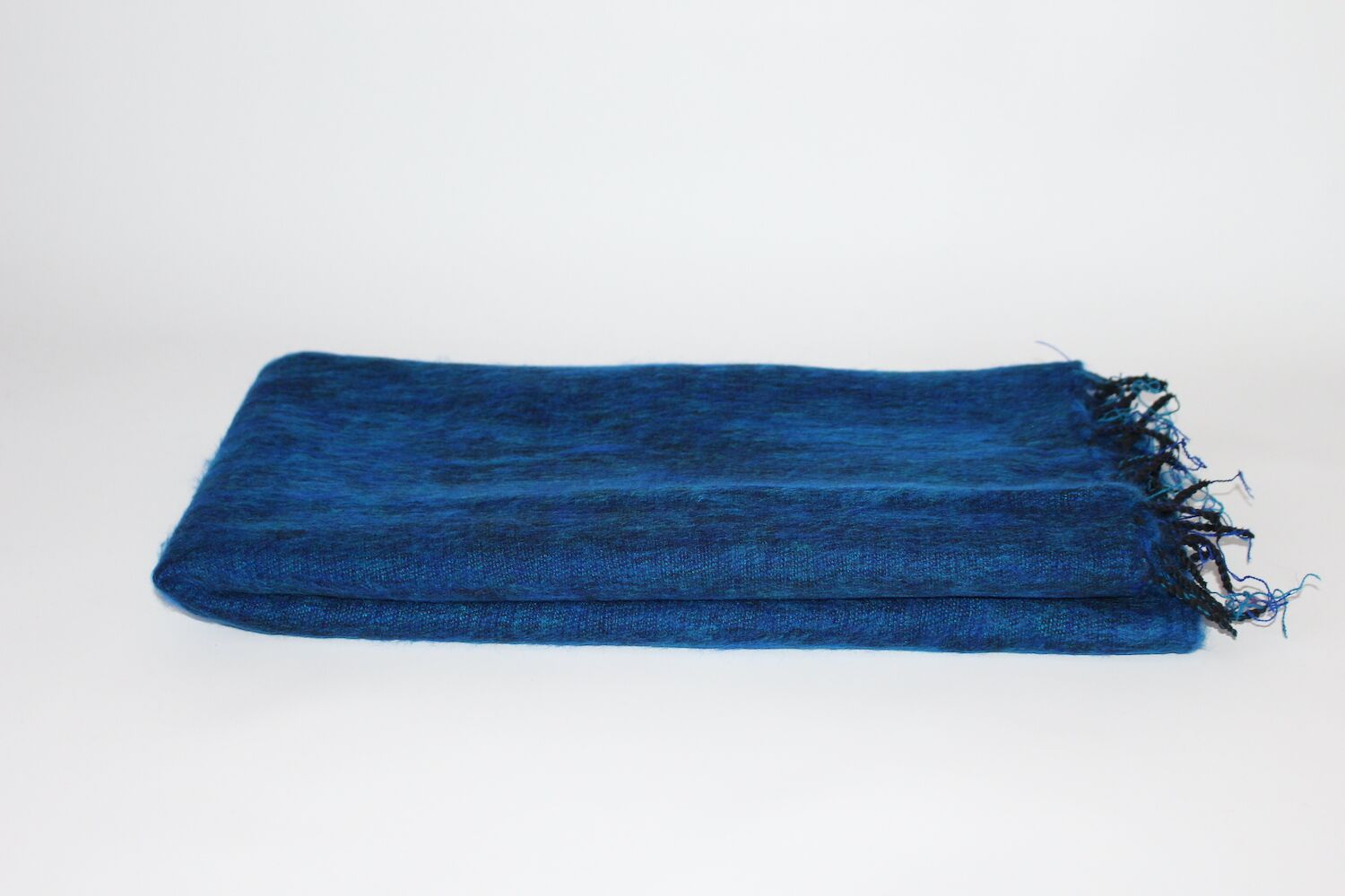 Yak Wool Shawl Royal Blue Color 2 Yak Wool Shawl Royal Blue Color