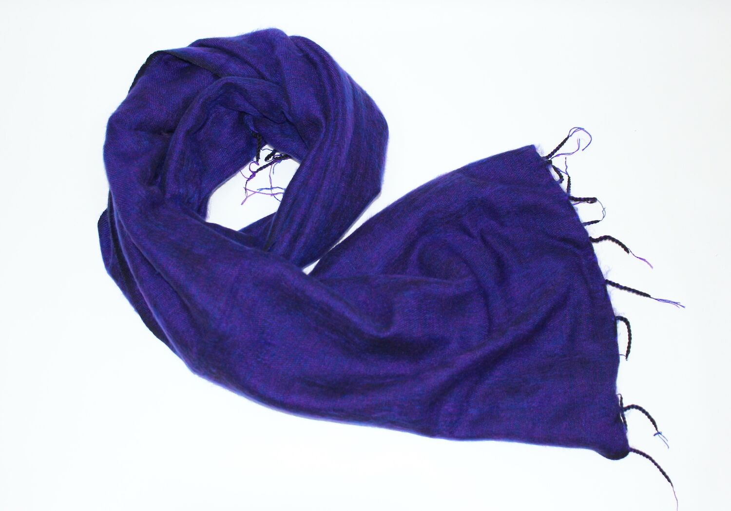 Yak Wool Shawl Purple Color 1 Yak Wool Shawl Purple Color