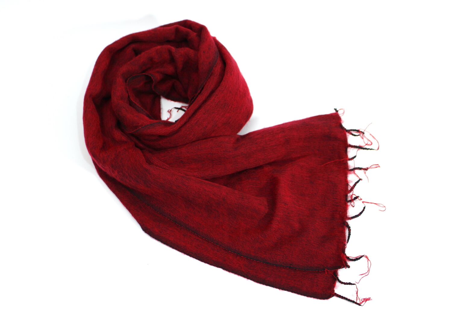 Yak Wool Shawl Maroon Color 1 Yak Wool Shawl Maroon Color