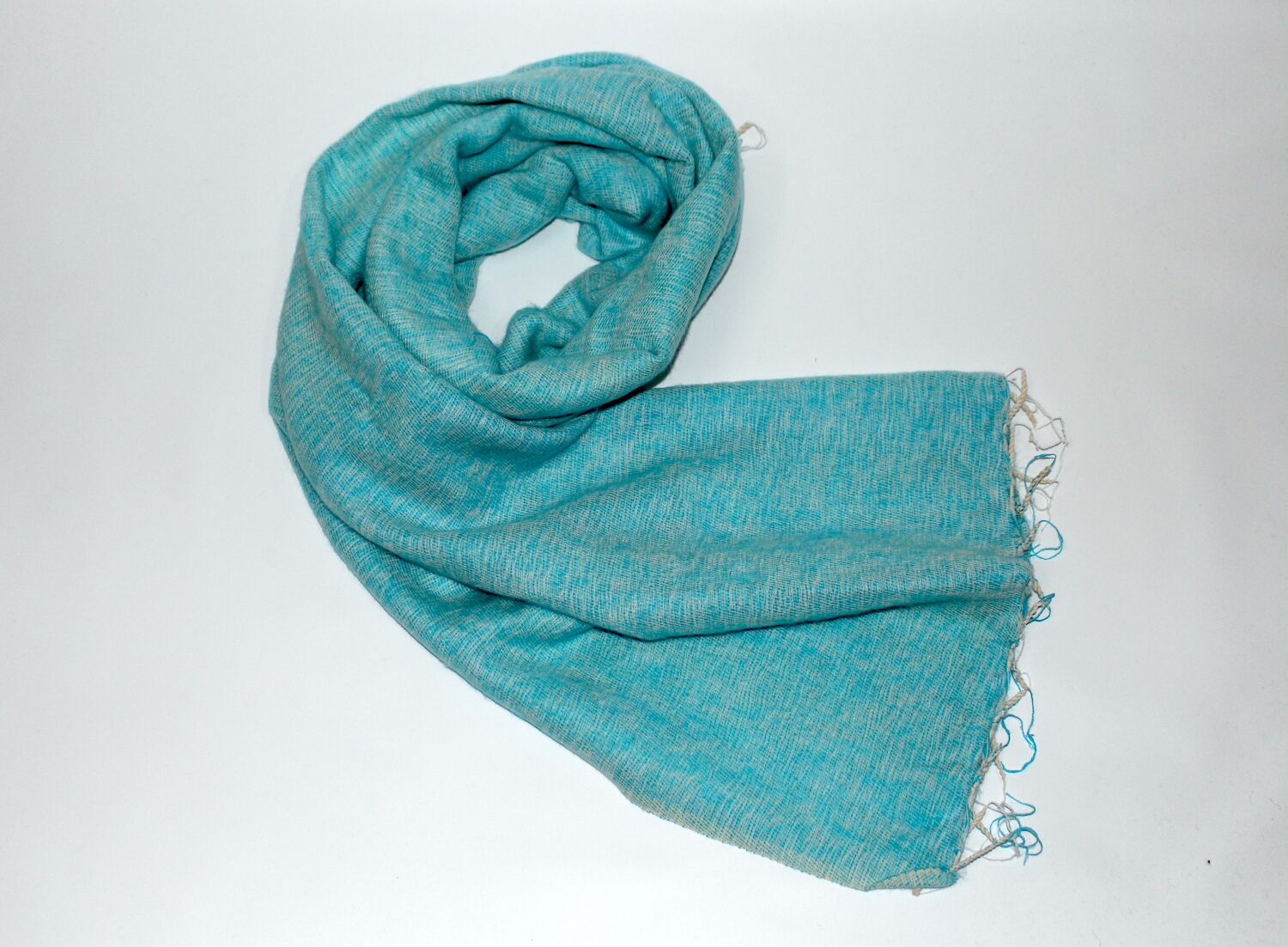 Yak Wool Shawl Light Blue Color 1 Yak Wool Shawl Light Blue Color