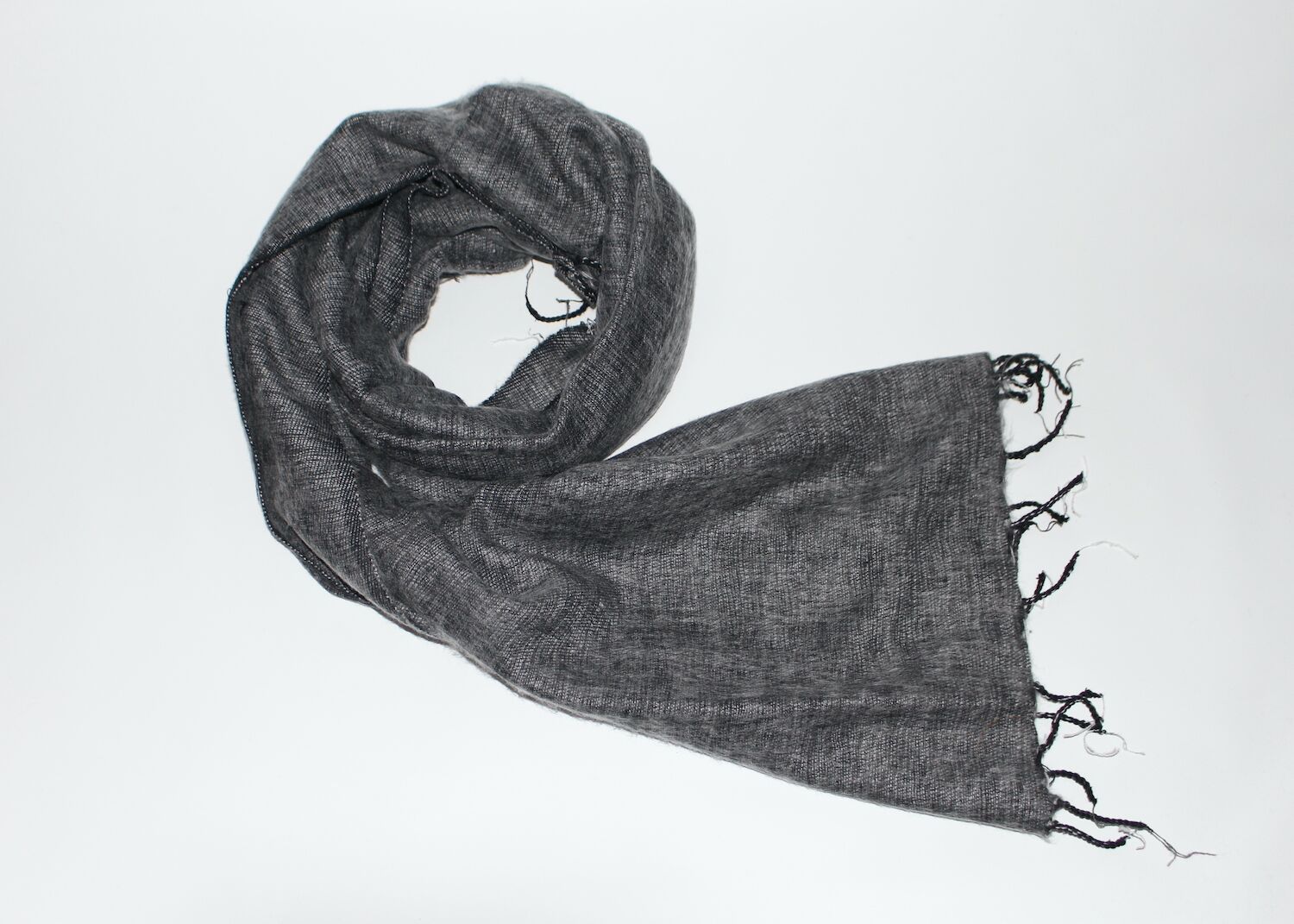 Yak Wool Shawl Grey Color 1 Yak Wool Shawl Grey Color