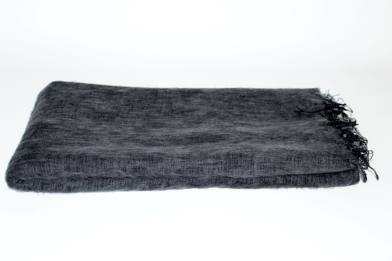 Yak Wool Shawl Dark Grey Color 2 Yak Wool Shawl Dark Grey Color