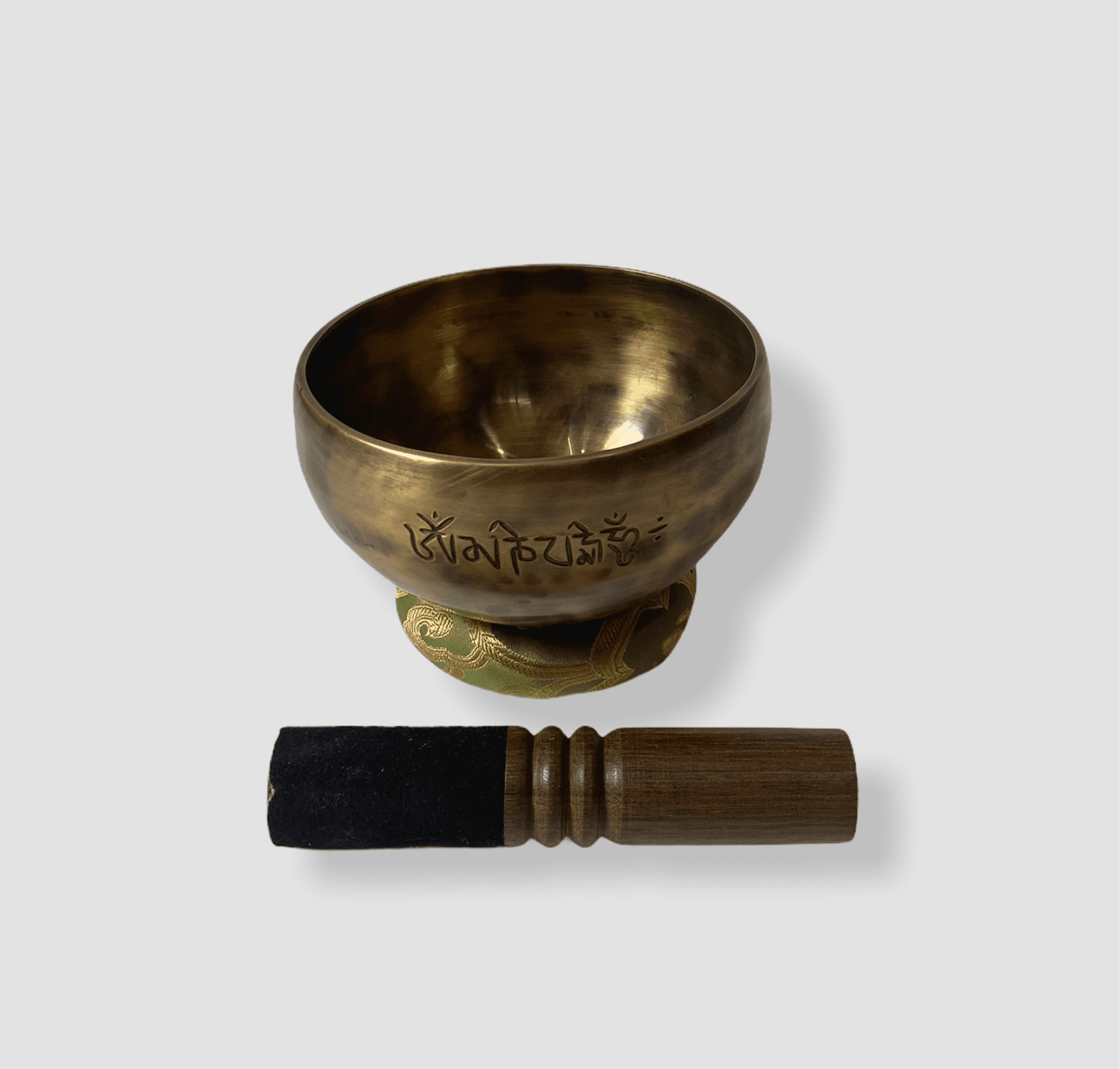 4 inches Handmade Full Moon Singing Bowl 2 4 inches Handmade Full Moon Singing Bowl - Image 2