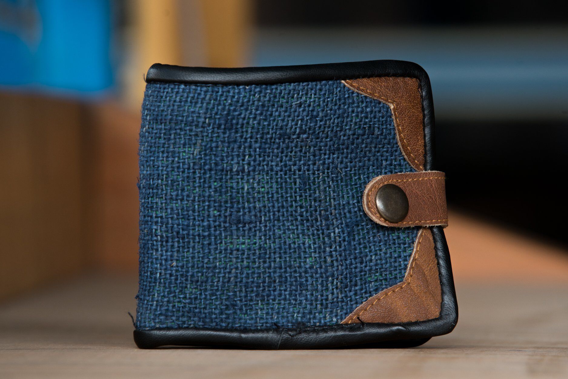 Pure Hemp Bi-fold Wallet Suede 3 Pure Hemp Bi-fold Wallet Suede