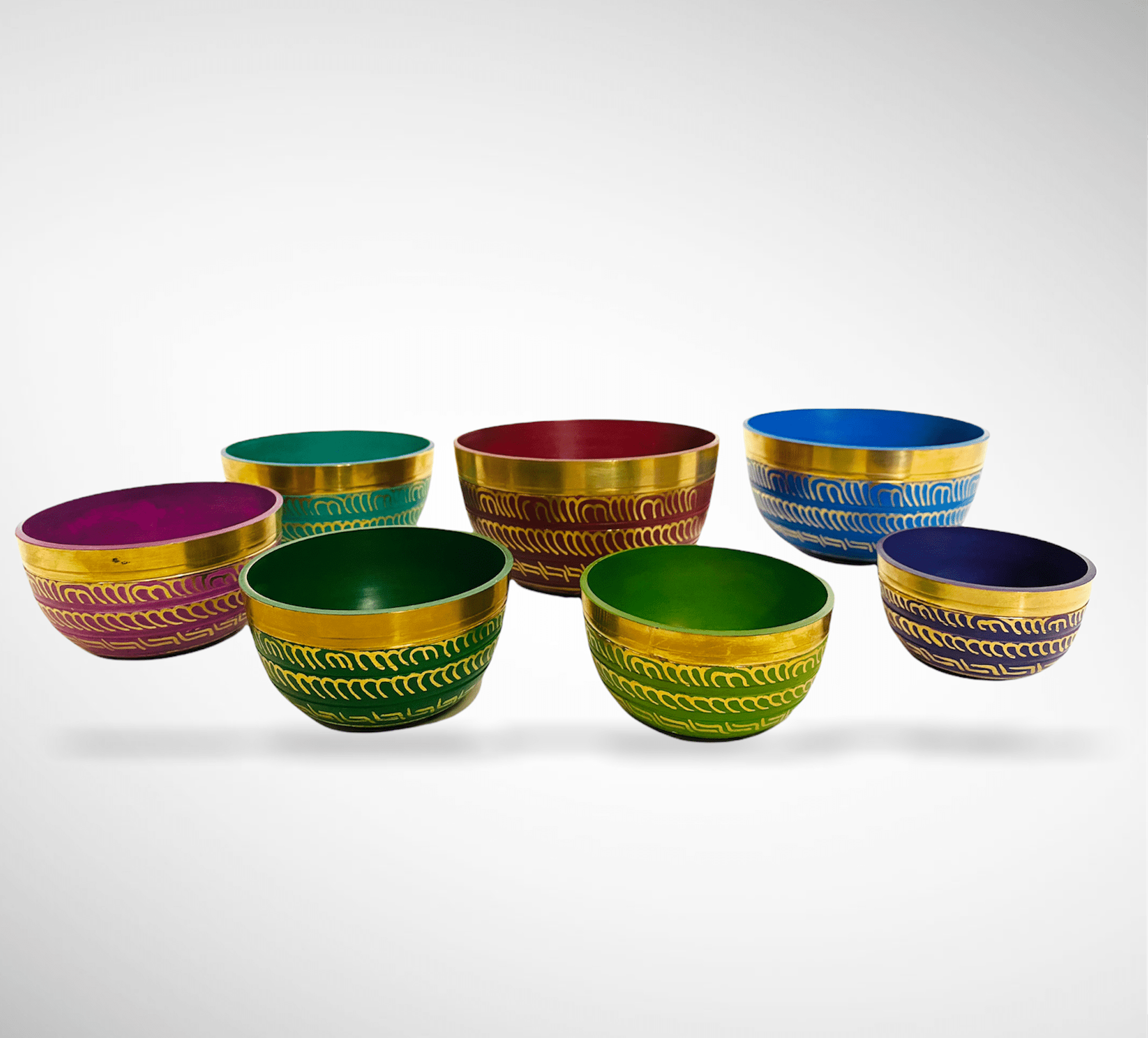 Seven Chakra Colors Healing Singing Bowls 1 Seven Chakra Colors Healing Singing Bowls