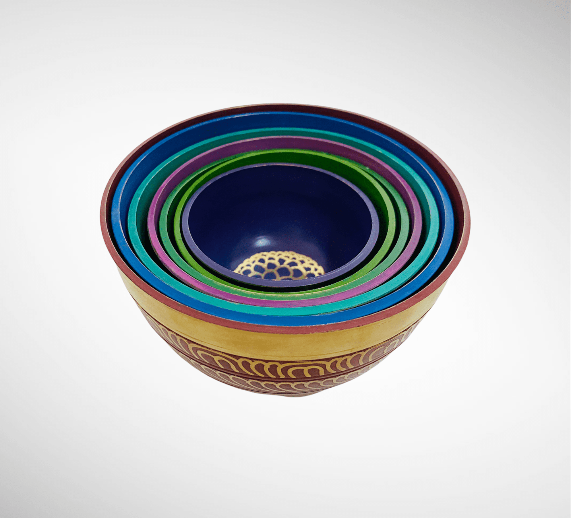 Seven Chakra Colors Healing Singing Bowls 2 Seven Chakra Colors Healing Singing Bowls