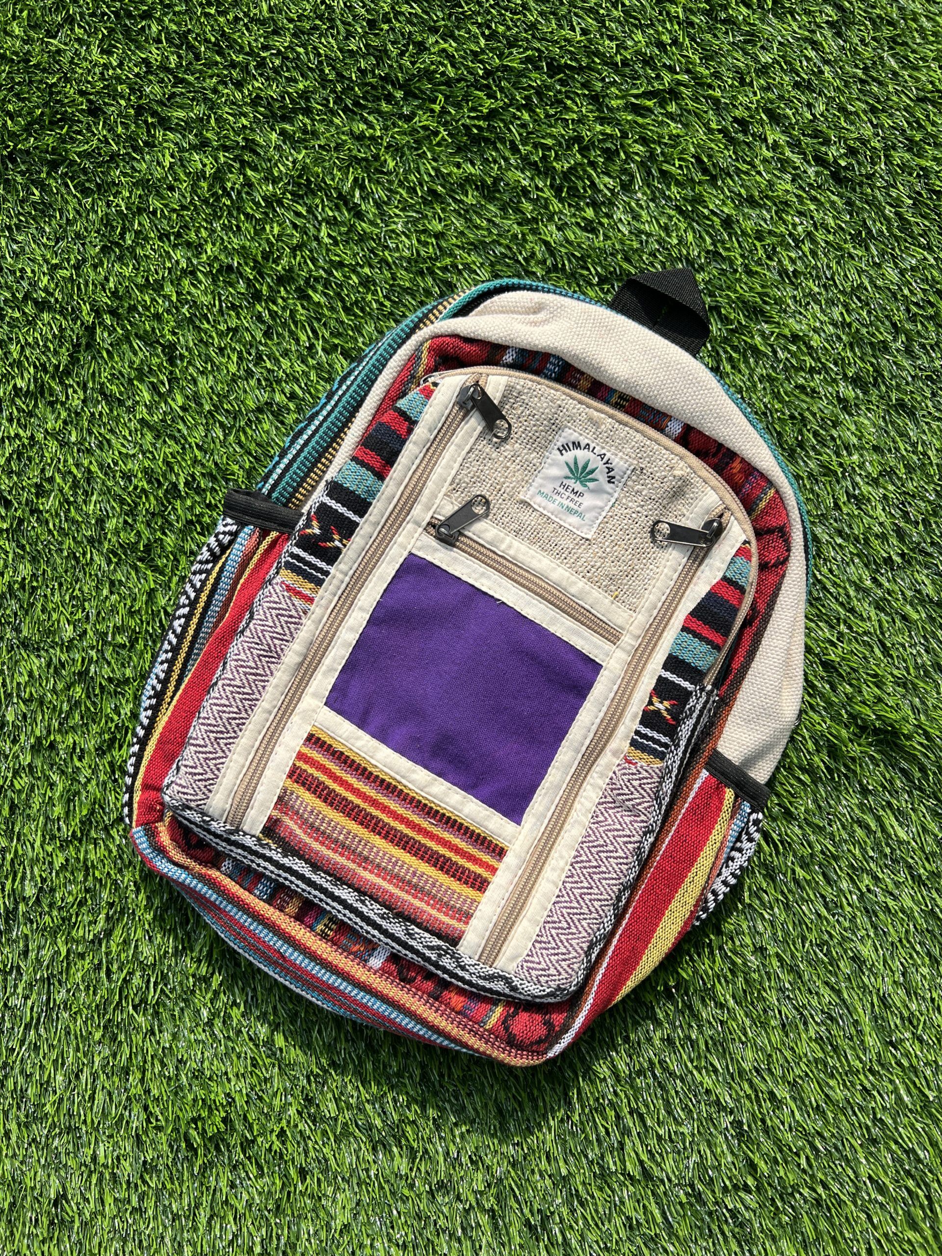 Unique design Mini Hemp Backpack 1 Unique design Mini Hemp Backpack