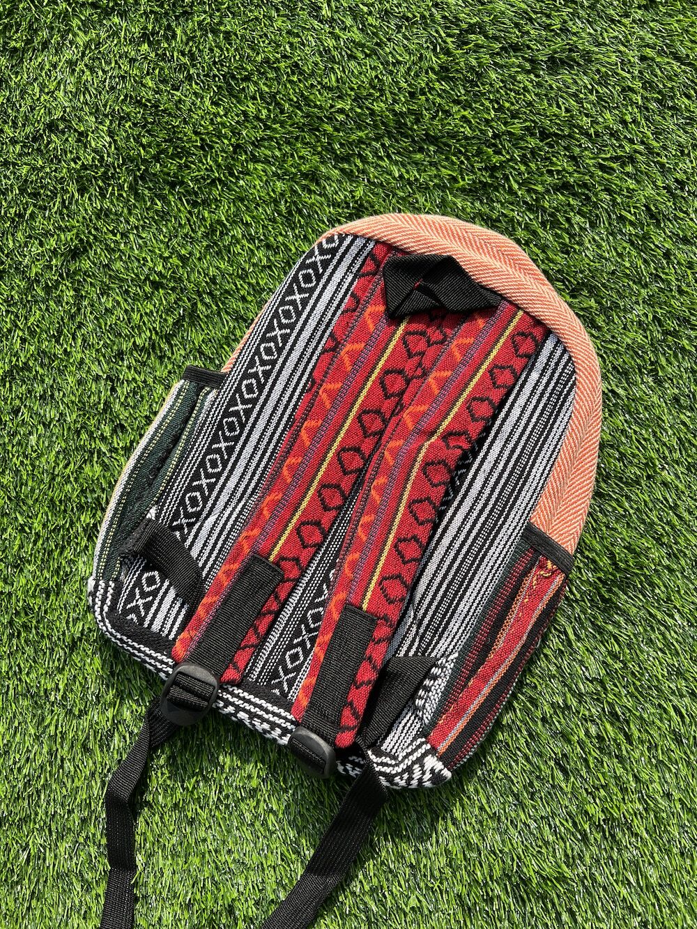 Dream Catcher Small Hippie Hemp Backpack 2 Dream Catcher Small Hippie Hemp Backpack - Image 2