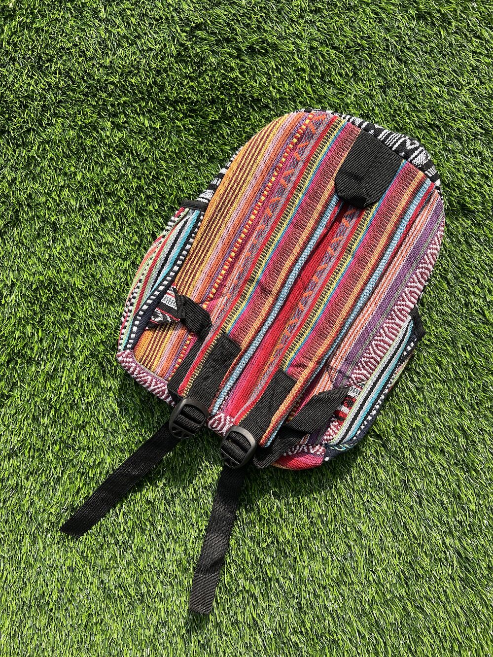 Natural Hemp Mini Backpack 2 Natural Hemp Mini Backpack - Image 2