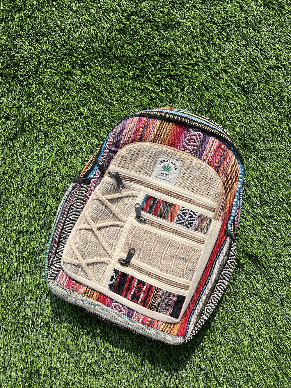 Himalayan Hemp Mini Backpack 1 Himalayan Hemp Mini Backpack