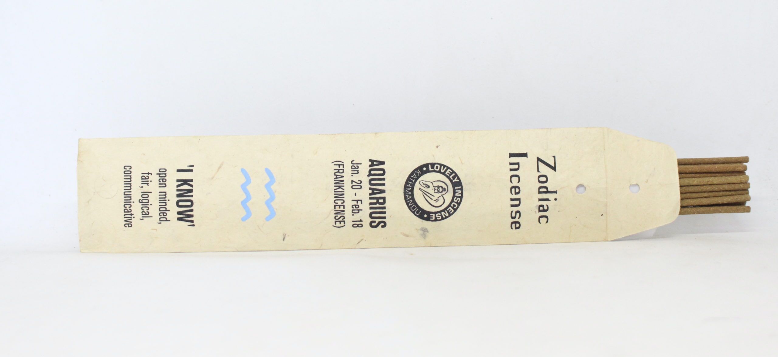 Aquarius Zodiac Sign Incense Sticks 1 Aquarius Zodiac Sign Incense Sticks
