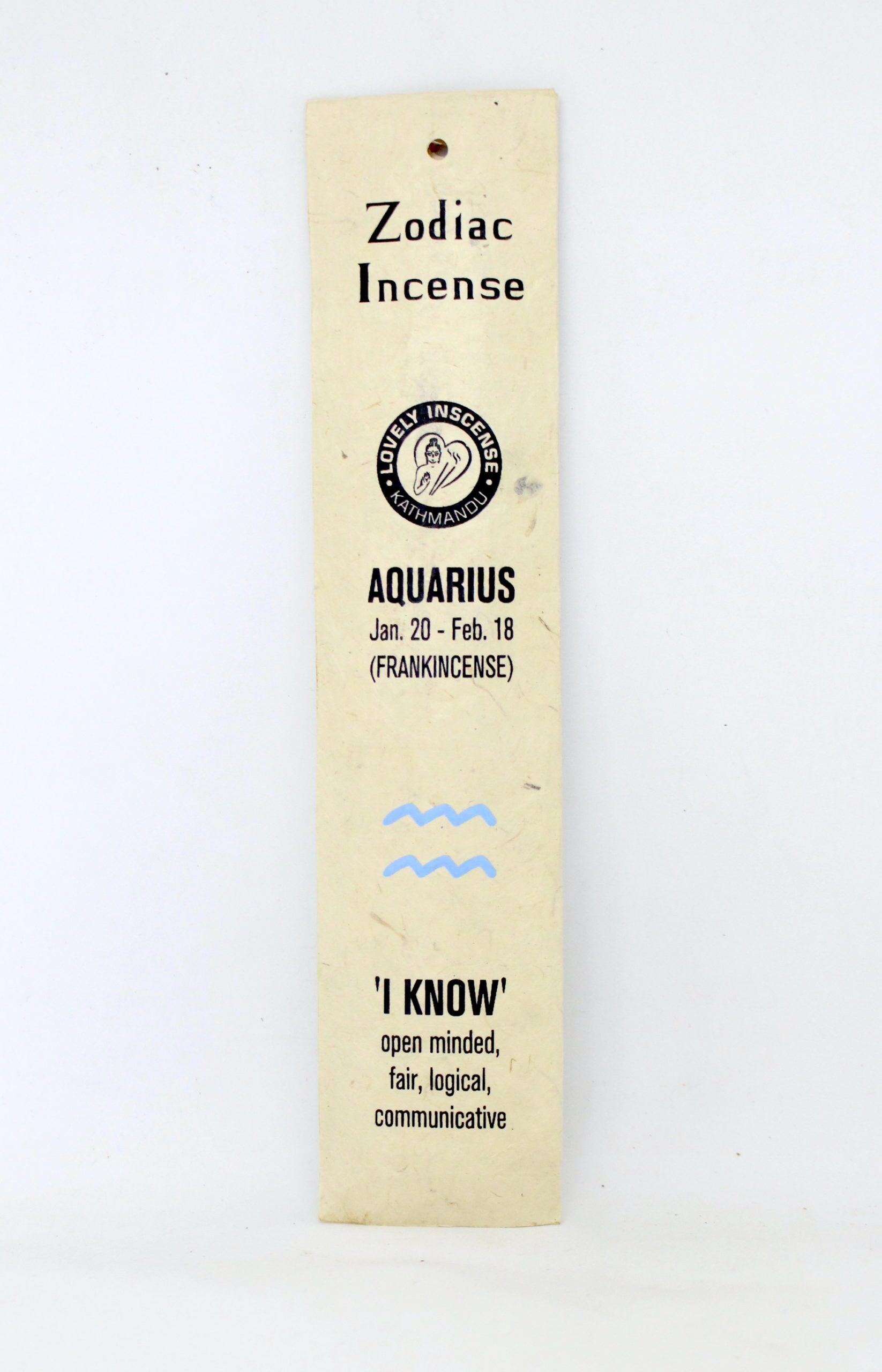 Aquarius Zodiac Sign Incense Sticks 2 Aquarius Zodiac Sign Incense Sticks