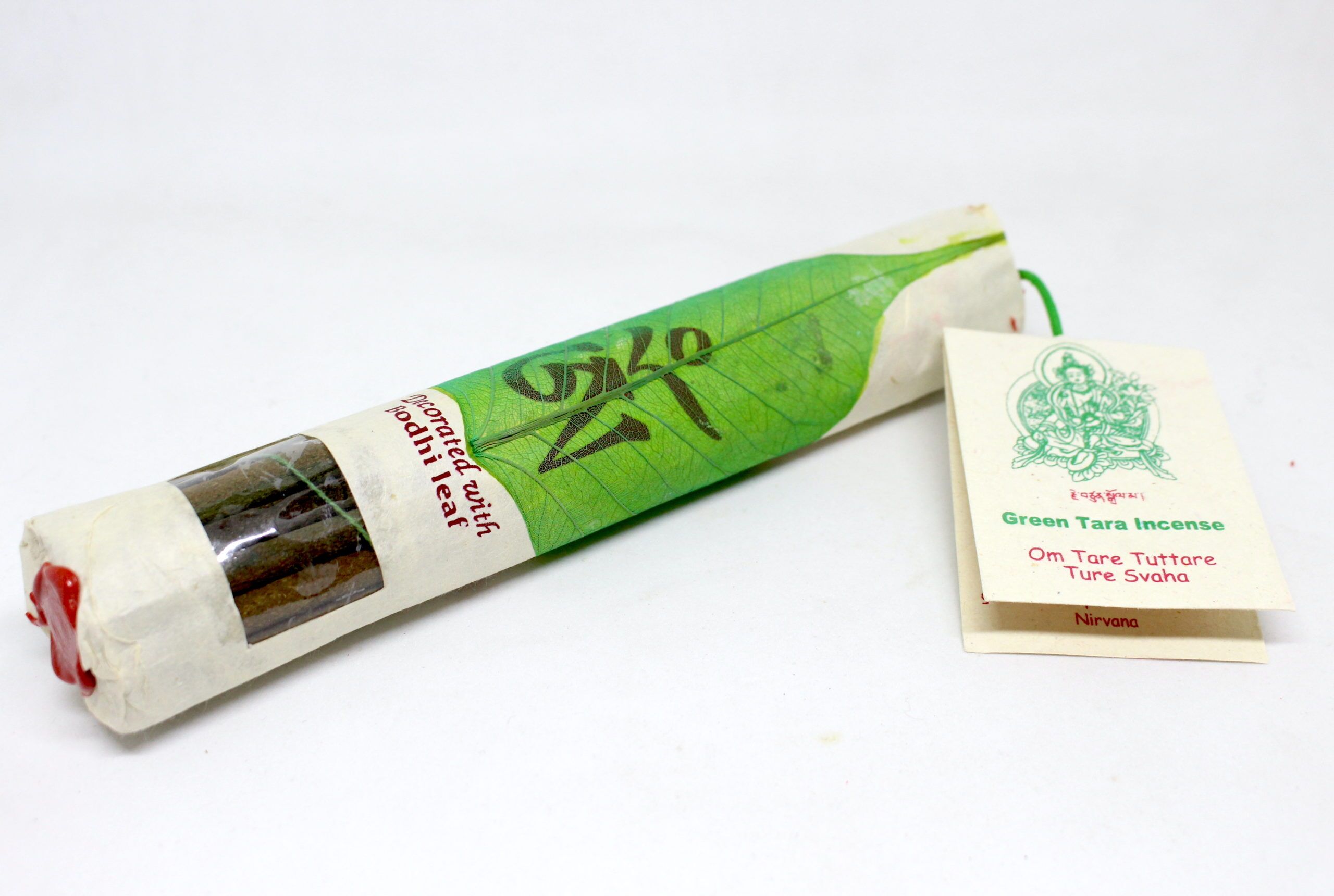 Green Tara Bodhi Leaf Incense Sticks 1 Green Tara Bodhi Leaf Incense Sticks