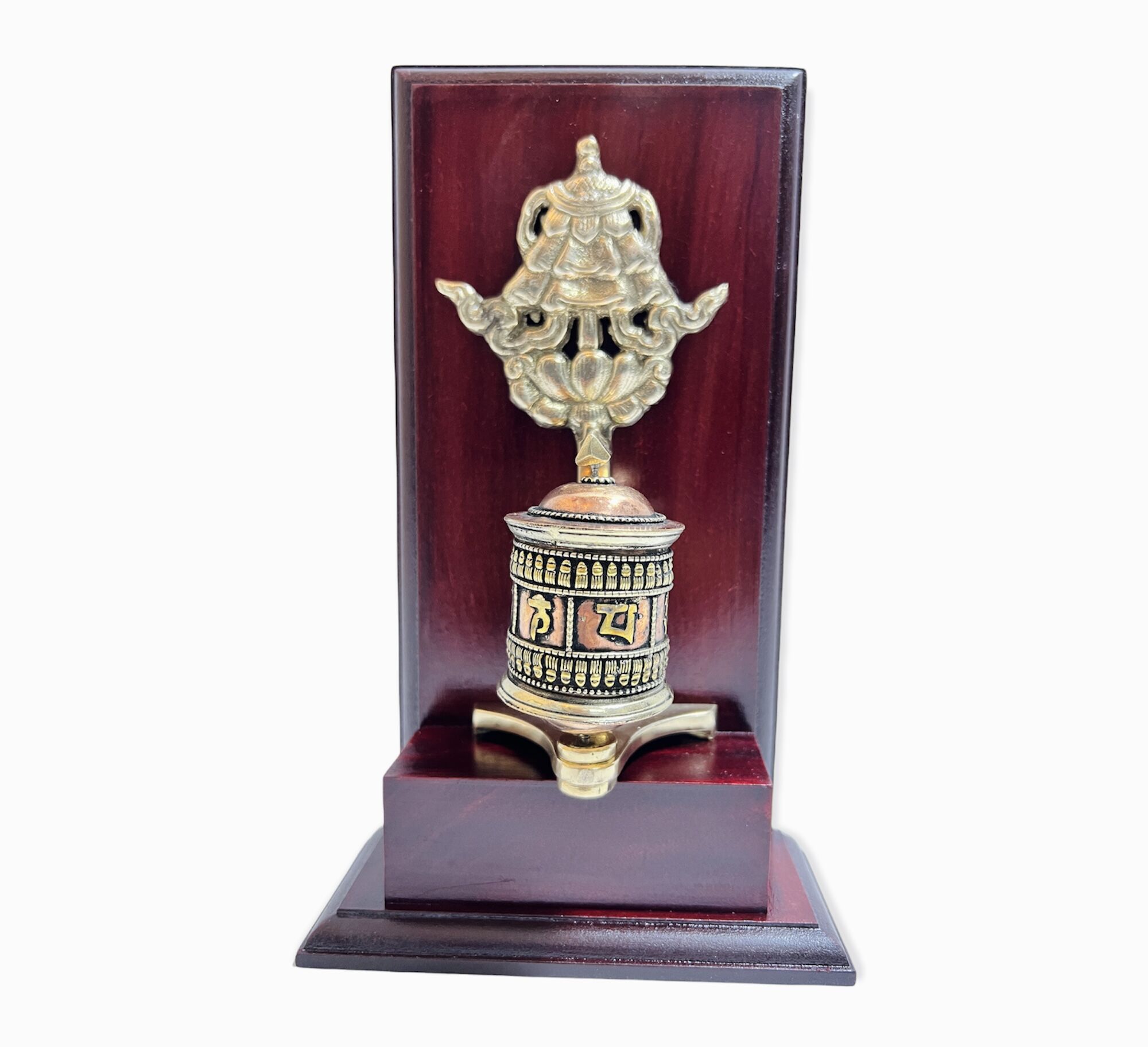 Astamangala Om Mane Prayer Wheel 4 Astamangala Om Mane Prayer Wheel