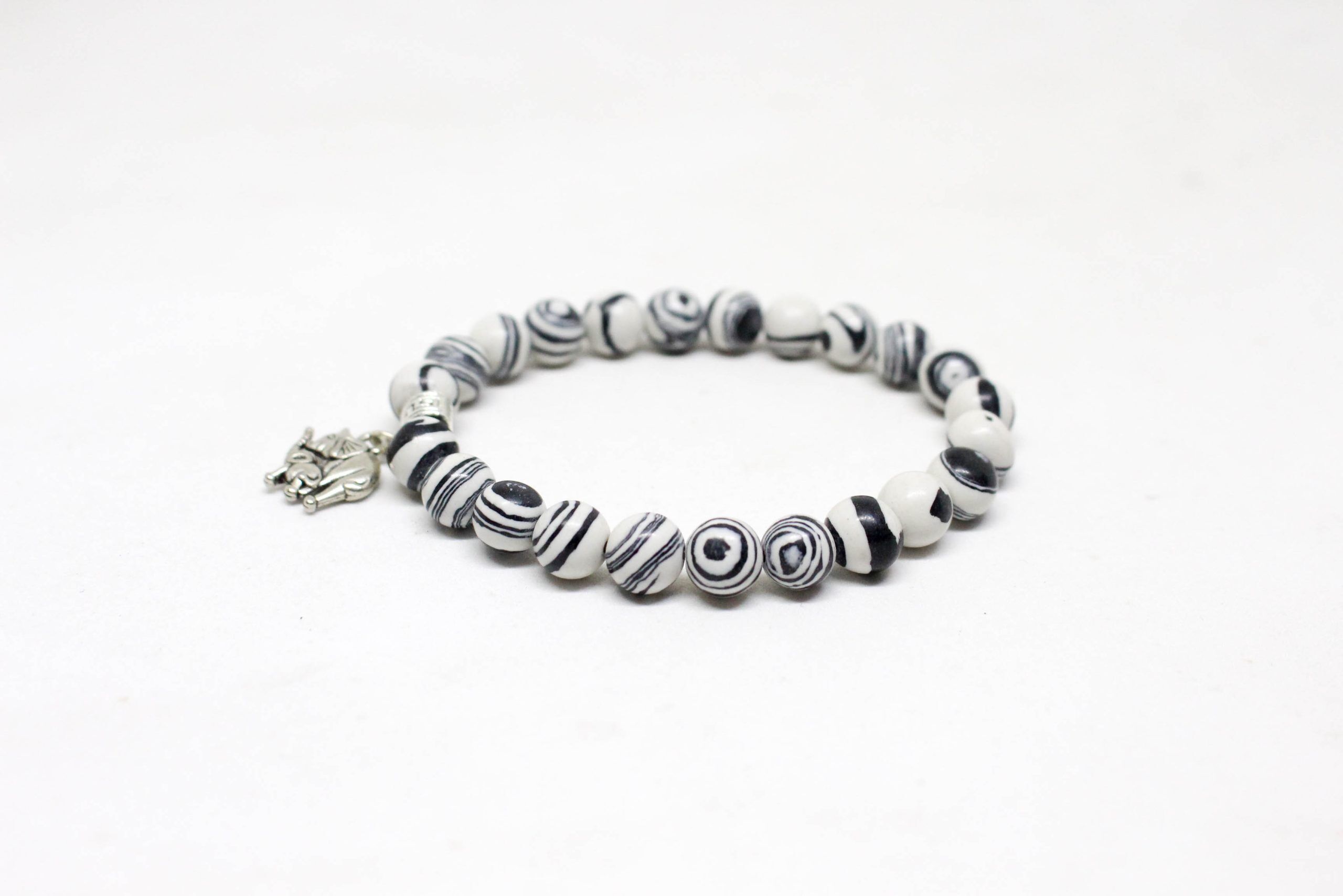 White Howlite Stone Bracelet 1 White Howlite Stone Bracelet