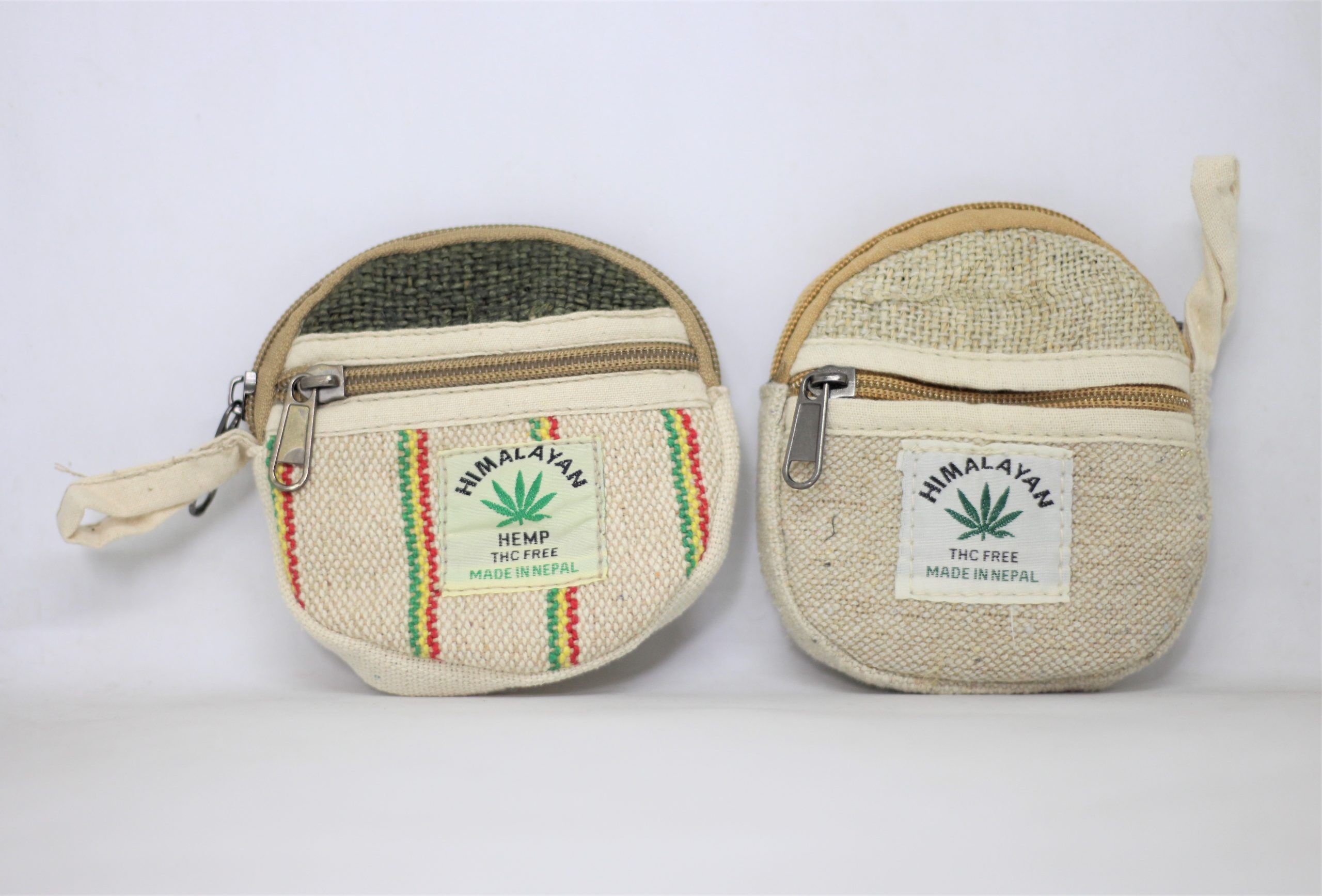 Hemp Round Coin Purse 1 hemp round coin purse